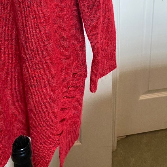 Ricki's Red Blend Tunic Sweater, Size L - Picture 9 of 11